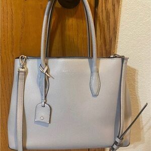 Kate Spade Beige Textured Leather Purse